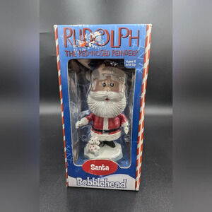 Rudolph the Red Nosed Reindeer Santa Bobblehead